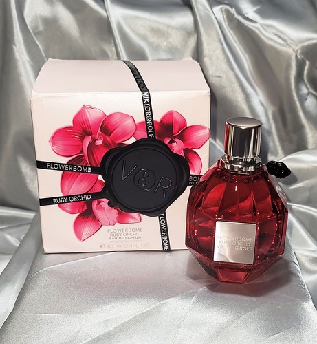 NIB VIKTOR & ROLF V&R RUBY ORCHID FLOWERBOMB EAU DE PARFUM SPRAY 3.4 FL OZ