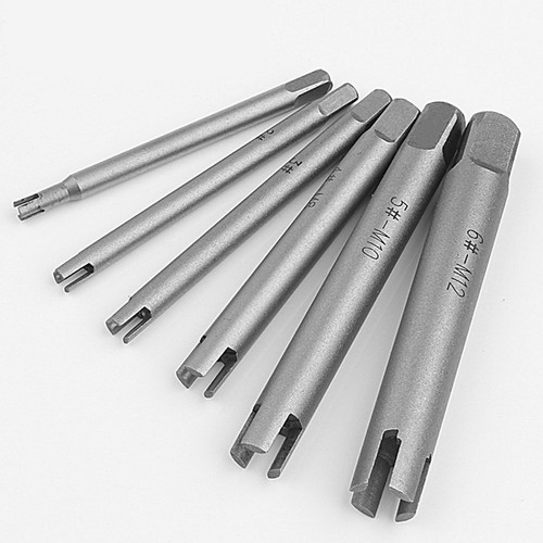 5pcs/Set 2#~6# (Metric/Standard) Broken Tap Extractor Removal Tool Kit 3/4 Claws - Foto 7 di 12