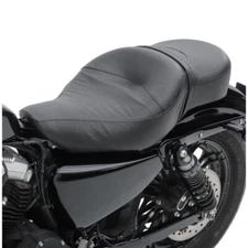 Driver & Rear Passenger Smooth Two Up Seat for Harley Sportster XL 883 1200 48