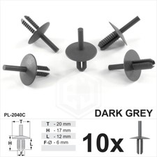 10x Spreizniete Stoßtange Clip Klips für BMW E36 E39 E46 E81 X3 X5 51111944537