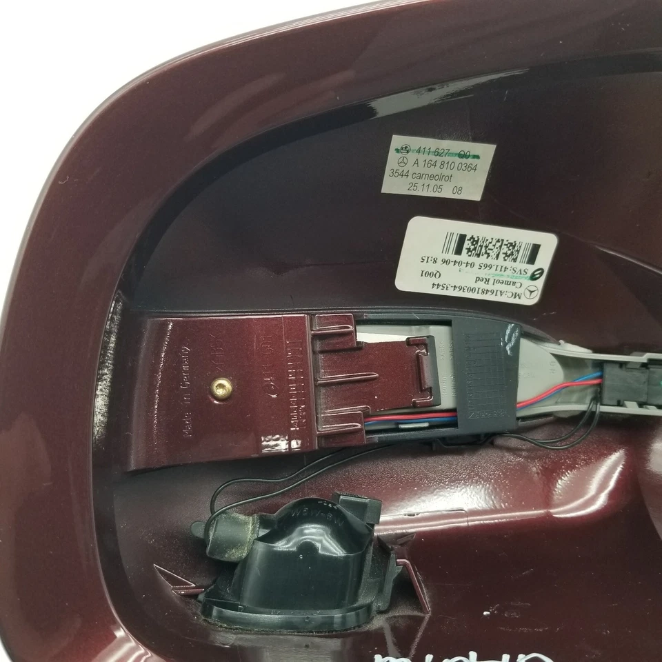 08-12 MERCEDES-BENZ GL550 TAPA ESPEJO RETROVISOR PUERTA DELANTERA IZQUIERDA A1648100364 CUBIERTA Foto 3 de 4