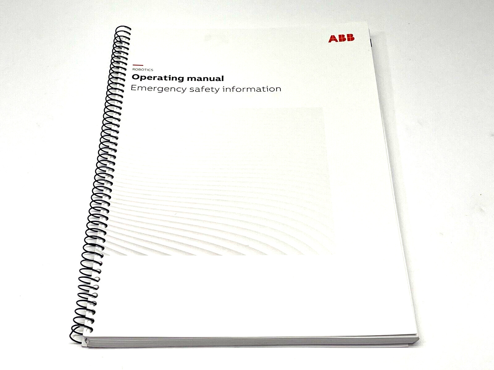 ABB 3HAC027098-001 Rev. S Emergency Safety Information Manual