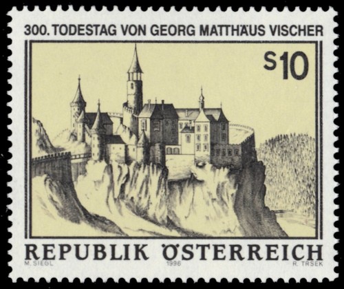 ÖSTERREICH 1701 - ""Schloss Kollmitz"" von Georg Matthaus Vischer (Pb84381)