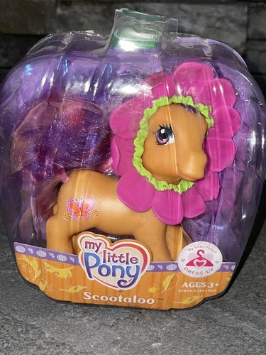 2008 My Little Pony MLP Dress-Up SCOOTALOO Pink Flower Halloween Costume NIB - Picture 4 of 5