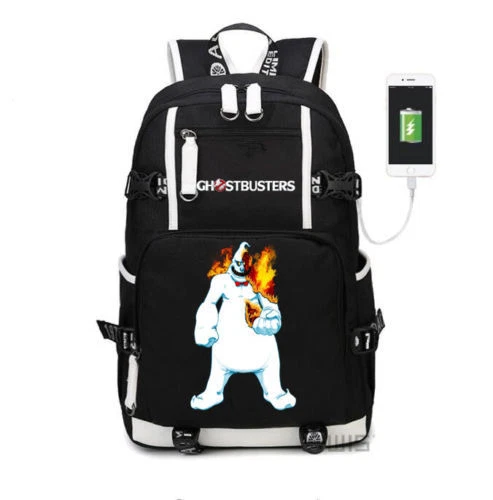 Neu Anime Rucksack Kinder Schultasche Männer Reise Laptoptasche mit USB Aufladung - Bild 11 von 16