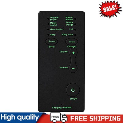 Mikrofon Sprachwechsler 7 verschiedene Soundänderungen für PS4 Xbox PC Handy Tablet 