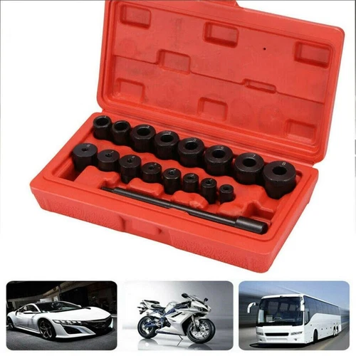 KUPPLUNGS-ZENTRIER-WERKZEUG-SATZ 17-tlg. ZENTRIERDORN für AUDI VW BMW OPEL - Bild 6 von 12