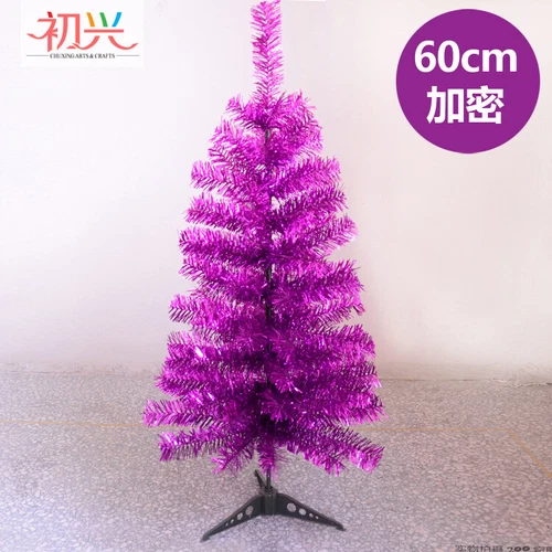 1ft 2ft 3ft Pink Purple Blue Gold Christmas Tree Desktop Mini Christmas Tree - Picture 5 of 11