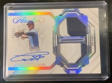 2023 Panini Flawless Carson Williams Dual 3-Color Patch Hard Signed Auto 12/25