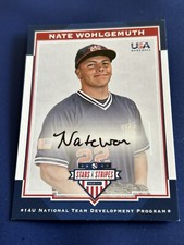 2017 USA Baseball Stars and Stripes Nate Wohlgemuth /399