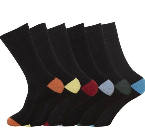 Mens Diabetic Socks Non Elastic Loose Top Soft Grip Gentle Cotton Size 6-11 - Picture 16 of 19