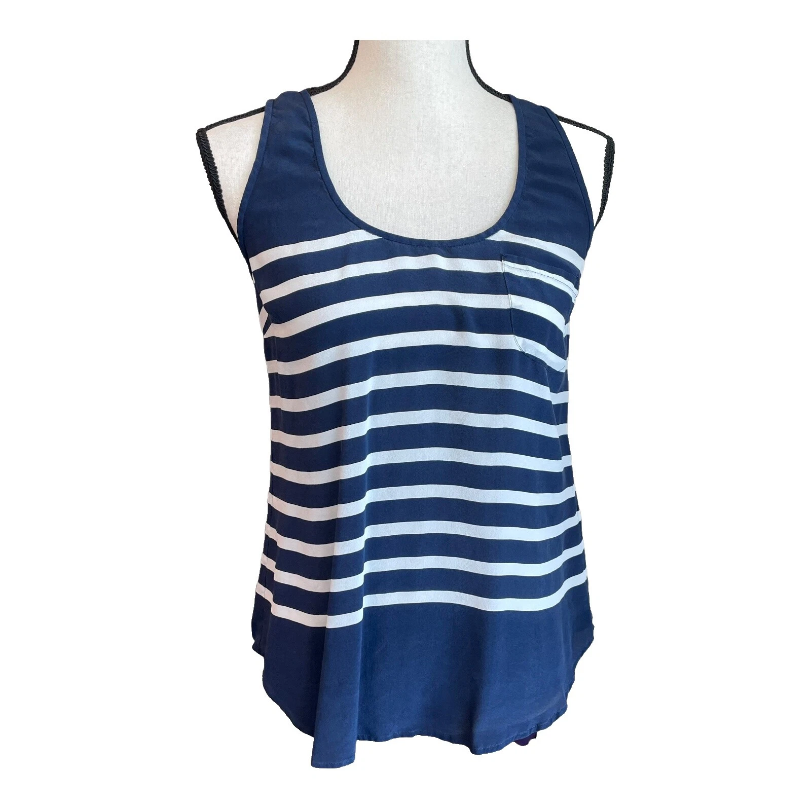 Seda De Rayas JOIE Camisetas sin mangas para mujeres