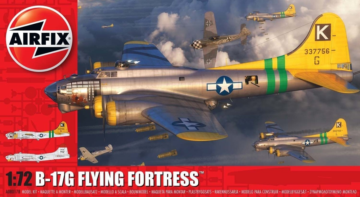 AIRFIX 1/72　B-17G FLYING FORTRESS Airfix : Boeing B-17G Flying Fortress : 1/72 Scale Model
