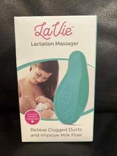LaVie Lactation Massager Teal Breastfeeding Support for Clogged Ducts