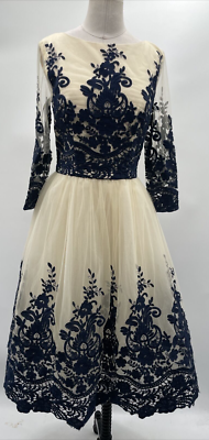 chinese dress ladies Chi Chi London Women's Bardot lace midi Dress in Blue Special Occasion, 6 :  Amazon.co.uk: Fashion main image 0