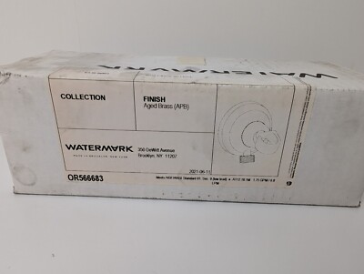 Watermark Wall Elbow With Hook 1/2 Inch Npt Male, ELB-9001-APB, Aged Brass