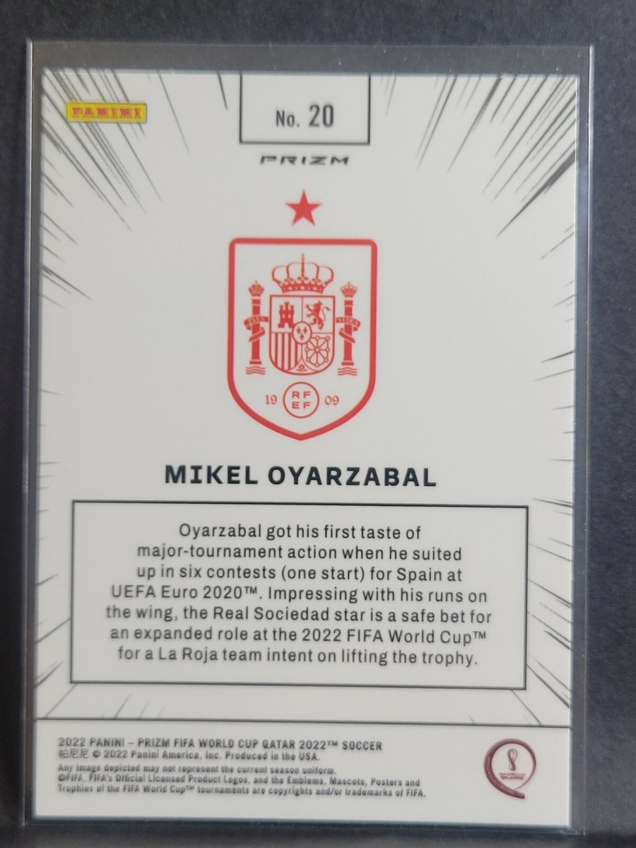 2022 Prizm World Cup Qatar Mikel Oyarzabal Manga #20 Case Hit SSP