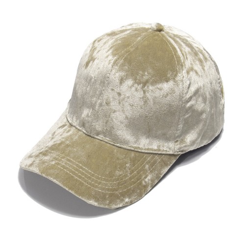 Lady Men Velvet Baseball Cap Solid Velour Sun Hat Adjustable Casual Outdoor Chic - Picture 17 of 21