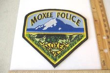 ~MOXEE POLICE~HOP CAPITAL OF THE WORLD EST. 1921~WASHINGTON FABRIC PATCH~