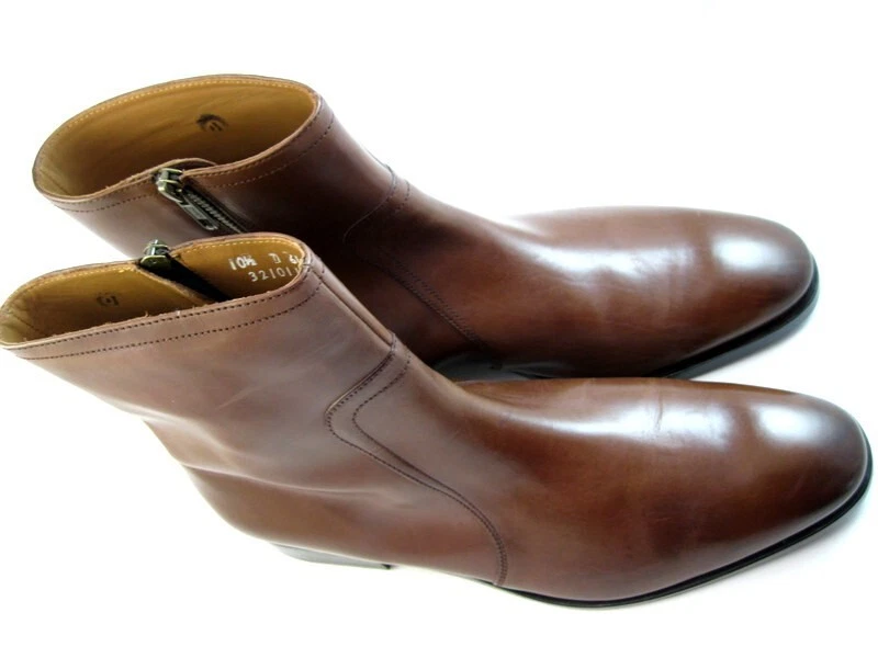 Allen Edmonds "SIENA" Hombres Cremallera Lateral Botas de Cuero 10.5 D Chile EE. UU. (297N) Foto 3 de 4