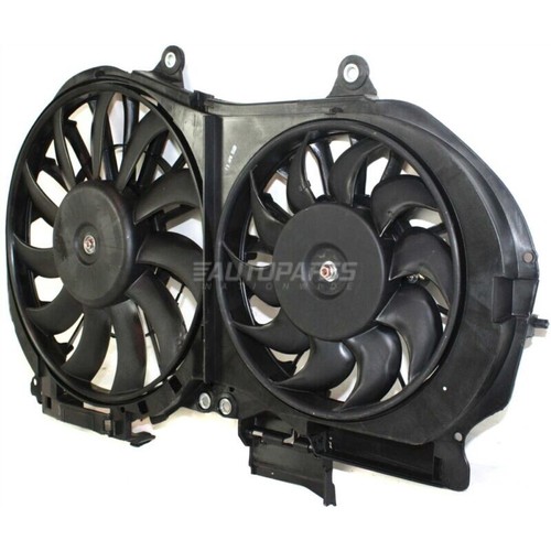 New Radiator Fan Shroud Assembly Fits 2002-2008 Audi A4 Quattro Dual Type 3.0L - Picture 3 of 5