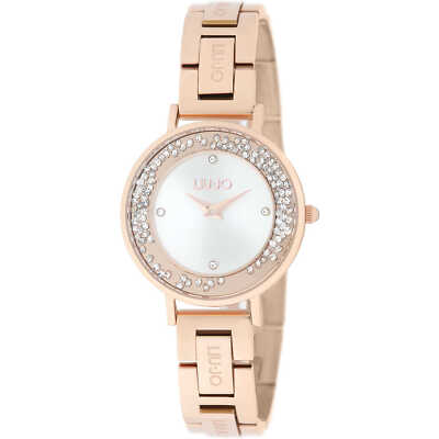 Damenuhr LIU JO Luxury MINI DANCING UNIQUE TLJ1686 Edelstahl Gold Rose Swarovki