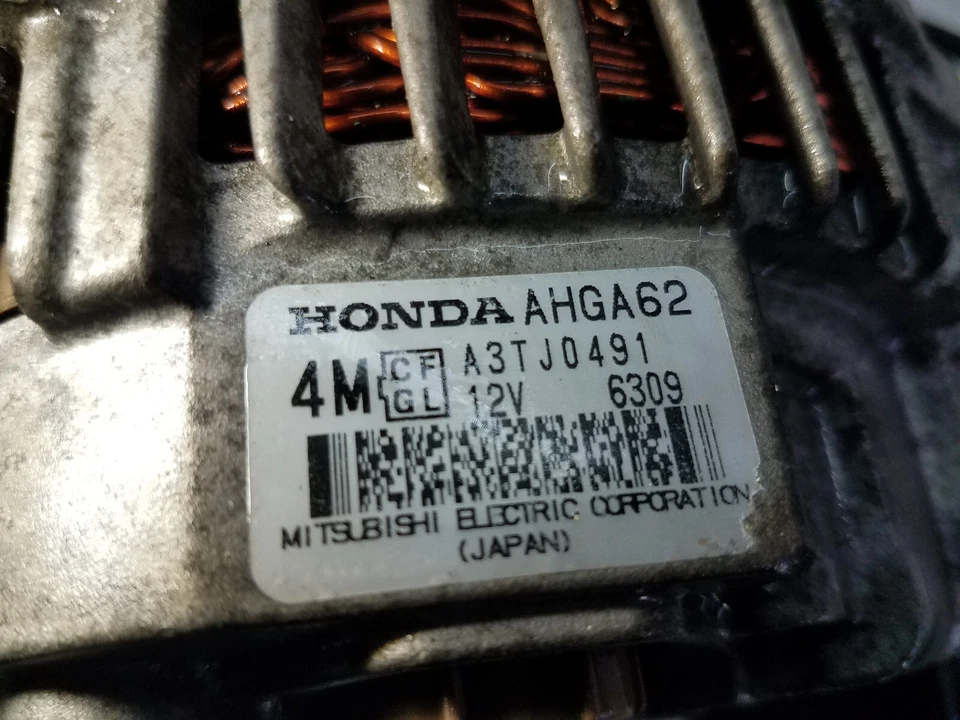 2005-2008 Acura RL 3.5L gerador alternador A3TJ0491 (6 cilindros) ZC30 - Imagem 4 de 4