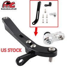 Black Throttle Cable Bracket Lsa For Lokar Throttle Cable Main Billet Bracket