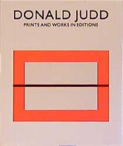 Thumbnail - Donald Judd. Prints And Works In Editions, Donald Judd