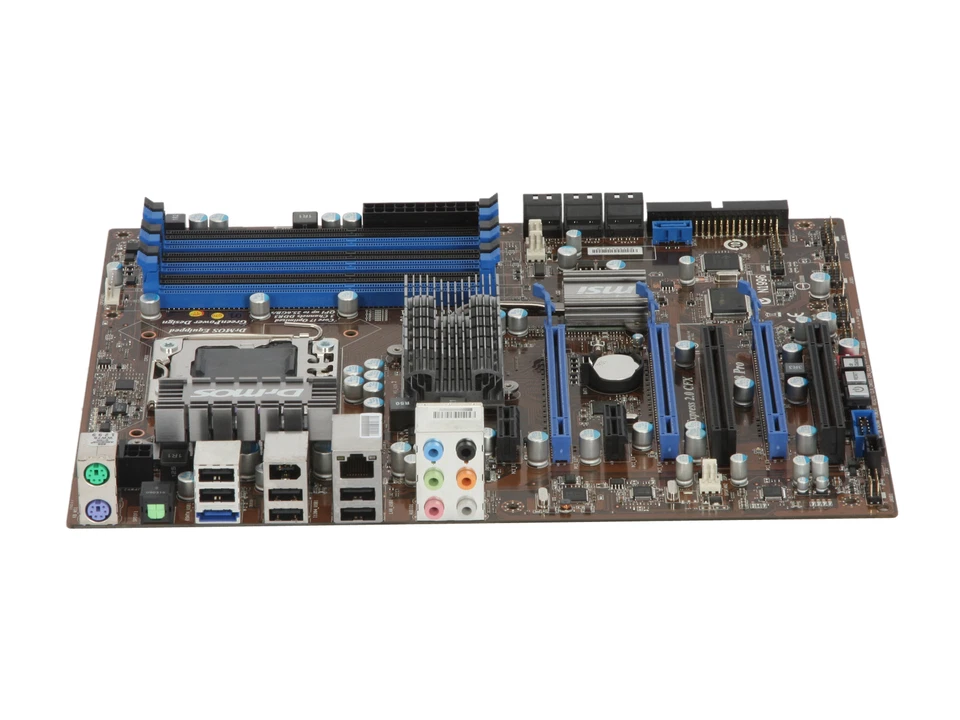 Placa madre MSI X58 Pro ATX LGA1366 Core i7 DDR3 Triple-Channel CrossFire - Imagen 2 de 3