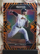 2022 Panini Prizm Draft Picks Will Frisch PDP173 Tiger Stripe Prizm /99 Prospect