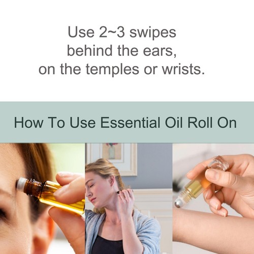 Clear Head Roll On con aceite esencial de menta/eucalipto/lavanda 10 ml - Imagen 3 de 6
