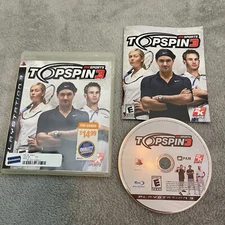 PlayStation 3 PS3 Top Spin 3 2K Sports 2008
