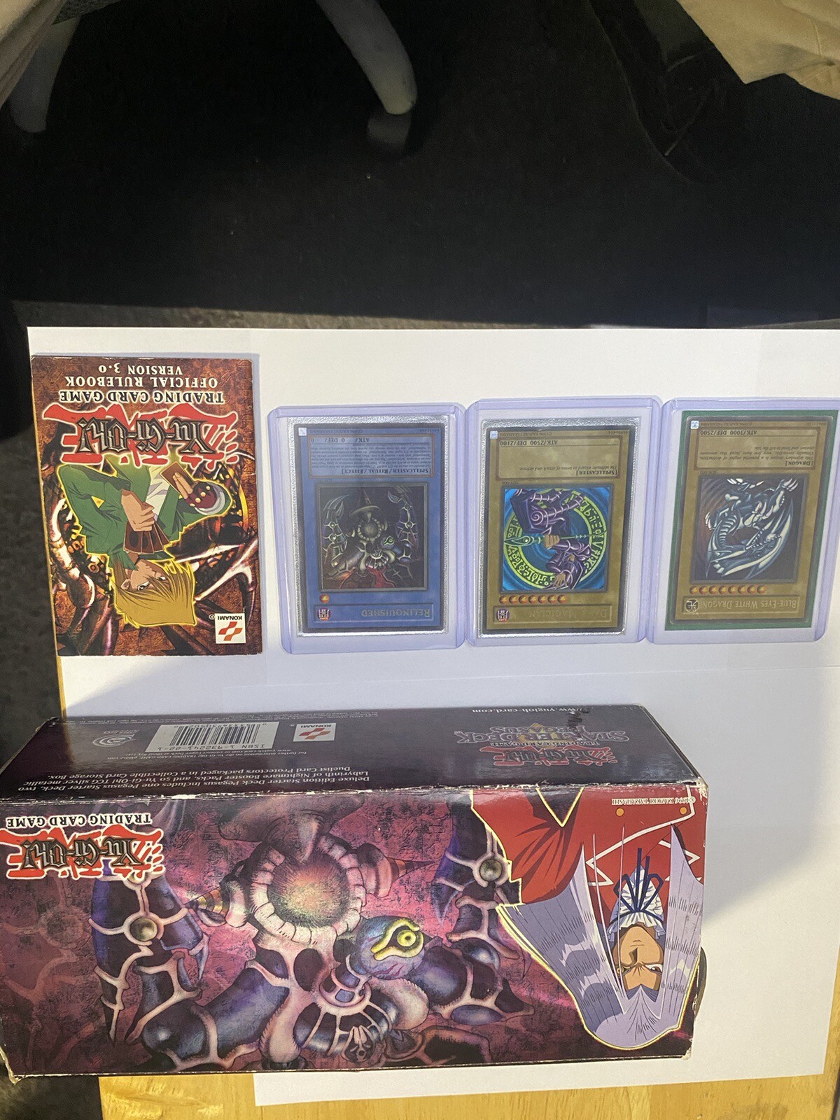 YuGiOh! Card Lot 180+ Cards With Pegasus Starter Deck Box