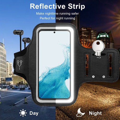 Running Armband for iPhone 11,12,13,Pro Max, Galaxy S22,S21+,S20,Ultra,Note20 5G - Picture 4 of 23