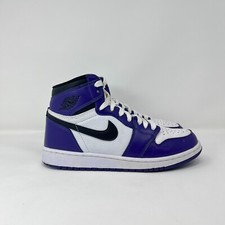 Nike Air Jordan 1 Retro High OG Court Purple White 555088-500 Women's Size US 7