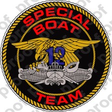 STICKER USN UNIT SEAL TEAM 12