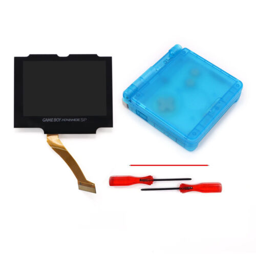 Gameboy Advance SP IPS V5 Laminated Screen Kits 720x480 Retro Pixel With Shell - Picture 35 of 56