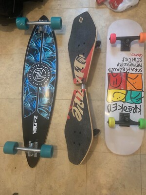 2 skateboards +1 Ripstik $63