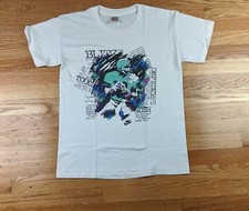 Vintage T Shirt Tee 90s Single Stitch Nike Football Rush Blitz Swoosh Logo