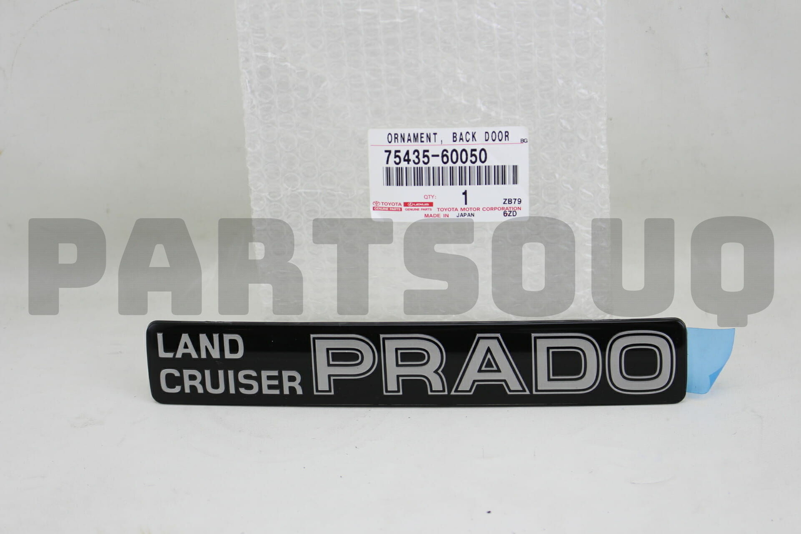 7543560050 Genuine Toyota ORNAMENT, BACK DOOR 75435-60050 | eBay 