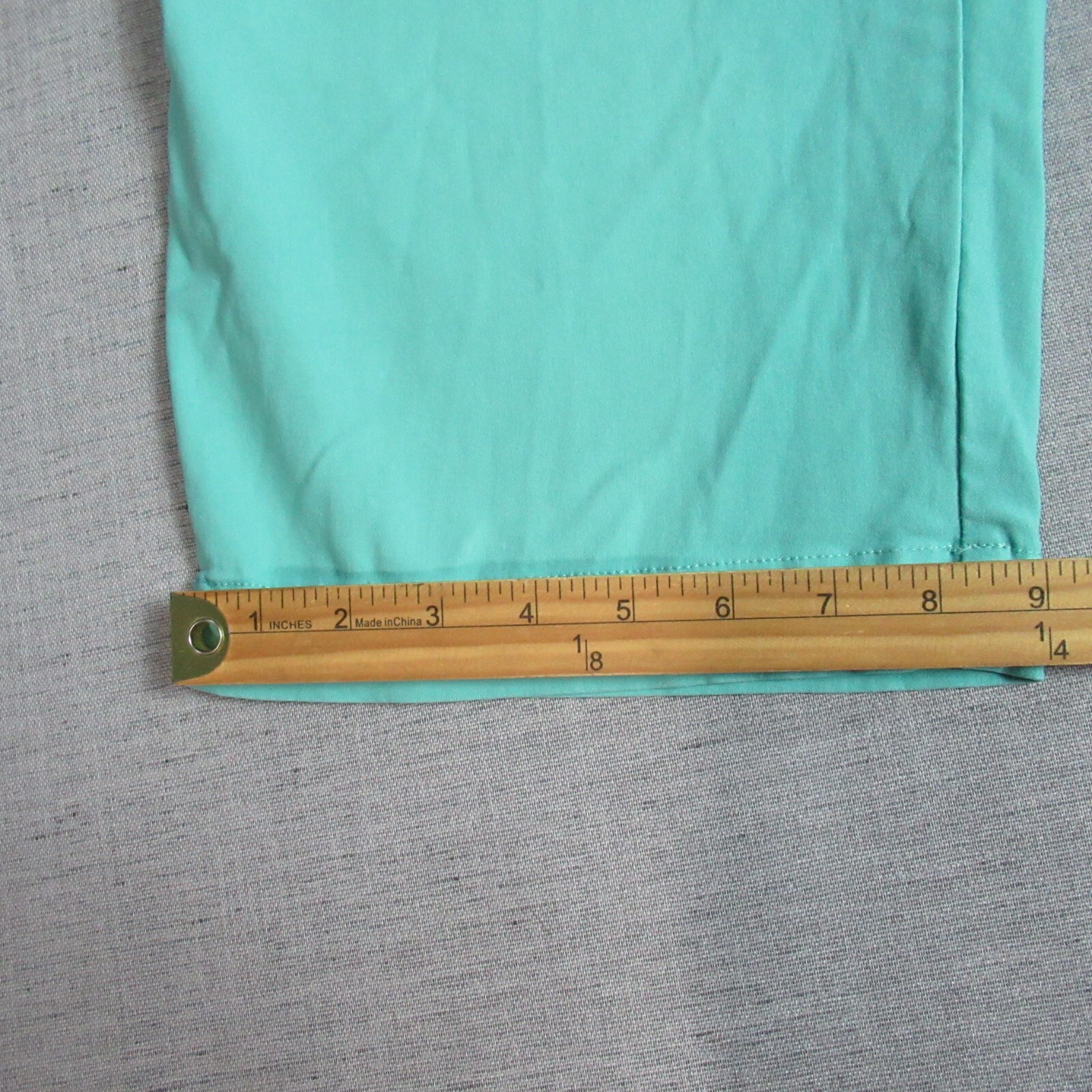 Drapers & Damons Womens Capri Pants Size 2X Sea Green Casual Preppy