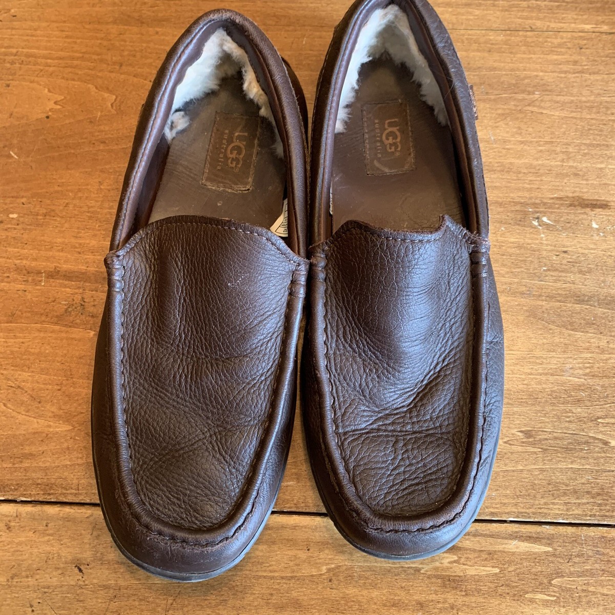 Mens Ugg Brown Austrailian Loafers Size 9 M | eBay display picture 3