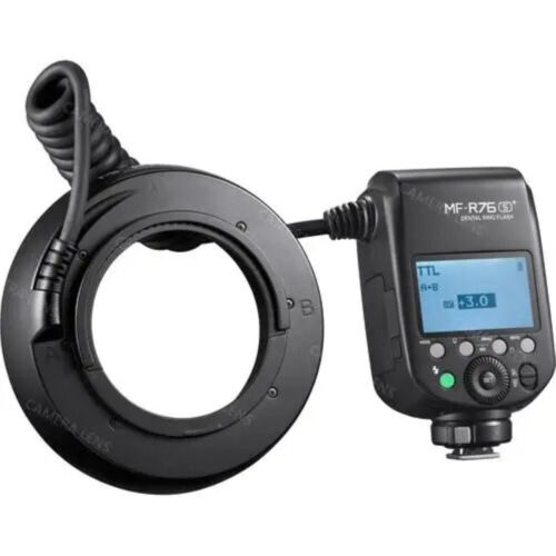 Godox MF-R76S+ Dental Macro Ring Flash for Sony a6400 a6000 a9 a7R a7R V ZV-E10 - Picture 4 of 12