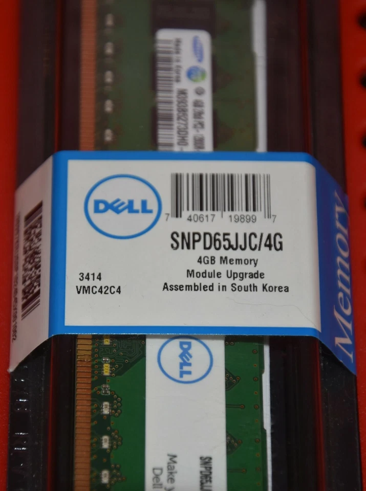 SNPD65JJC/4G Dell 4GB PC3-12800 DDR3-1600MHz ECC Registered CL11 240-Pin DIMM  - Image 4 of 4