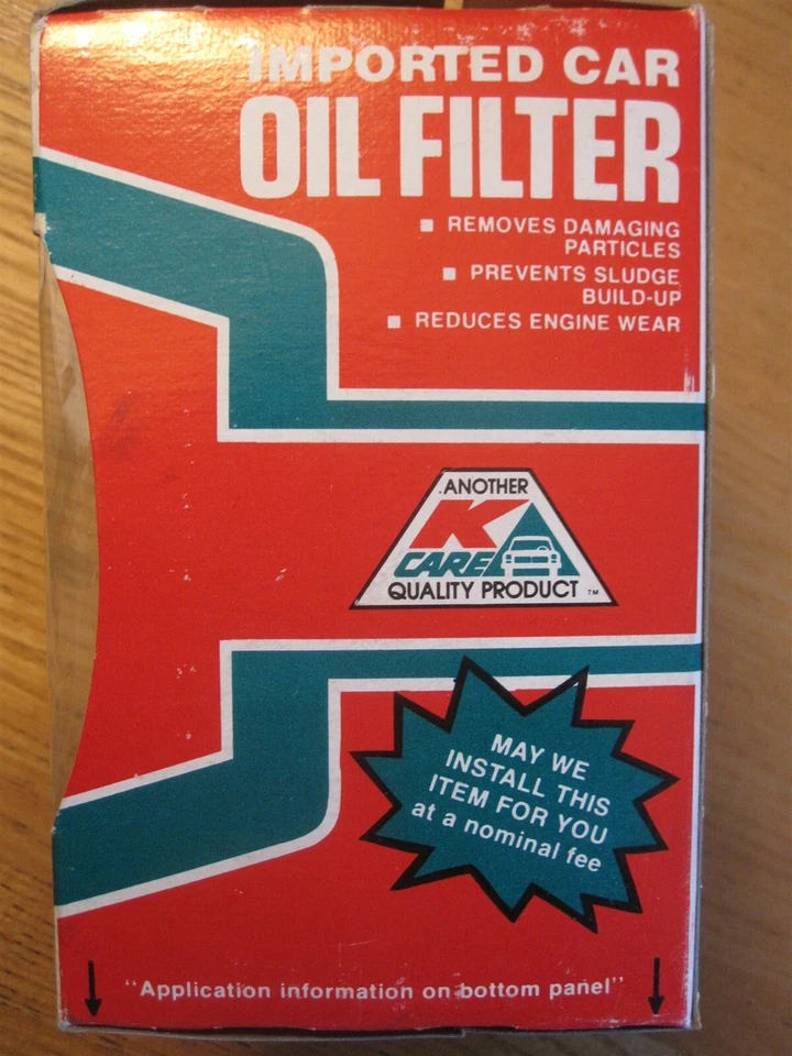 Vintage Auto Oil Filter KMart K-29 Impoted Car Datsun B210 1974-82 - Image 3 of 4