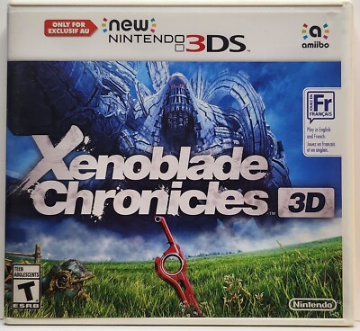 Xenoblade Chronicles 3D (New Nintendo 3DS, 2015) Tested Works FREE SHIPPING  