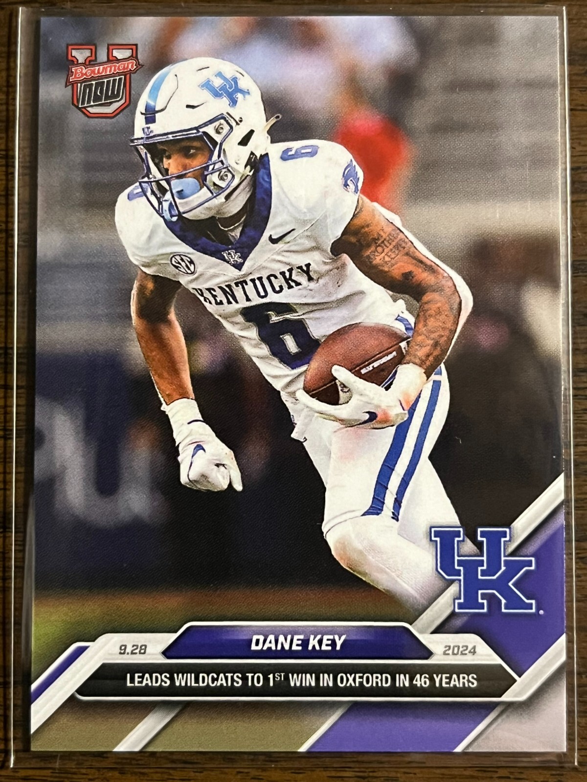 2024-25 Topps Bowman U Now NCAA #21 Dane Key Kentucky Wildcats