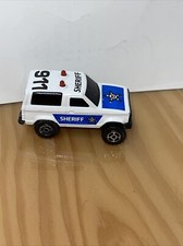 Vintage Majorette Sonic Flashers SHERIFF Diecast Toy Car  NICE 
