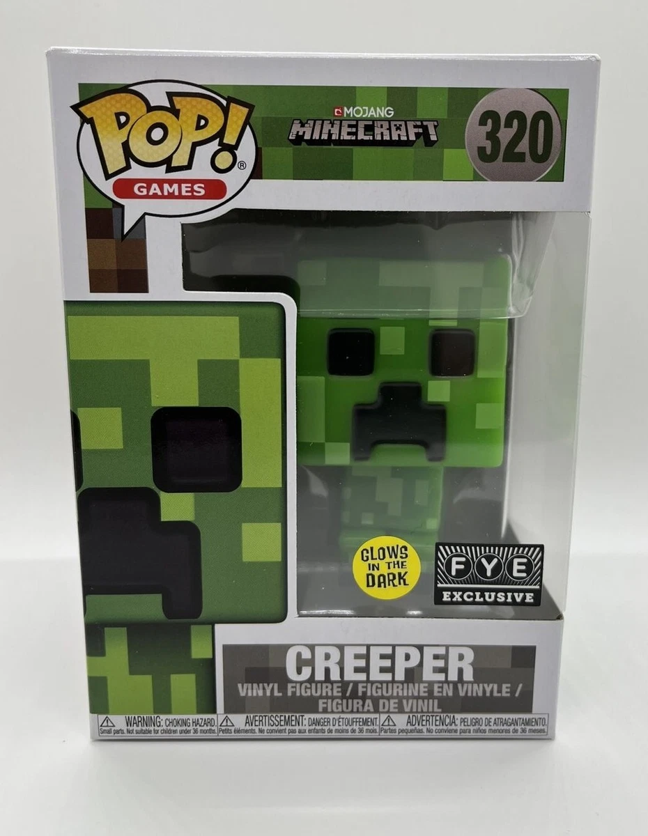 Figurine Funko Pop Games Minecraft Creeper Phosphorescent Edition L